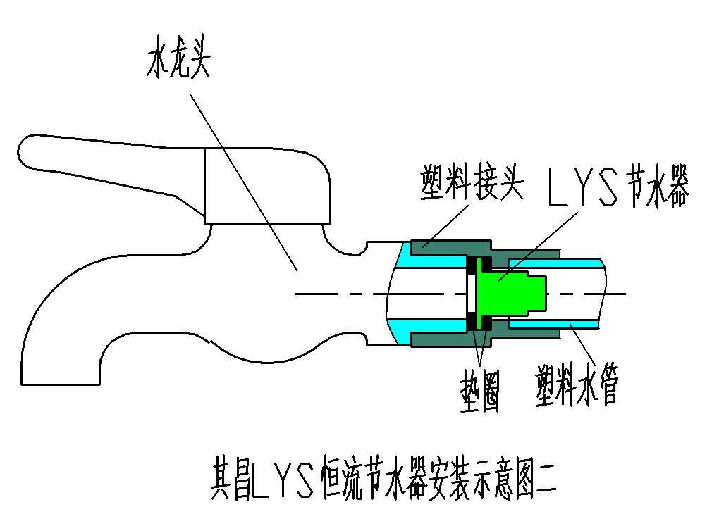 LYS自動(dòng)限流器安裝圖示意圖二